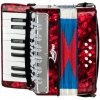 Latone AccordiStar Klávesový akordeón Red Latone AccordiStar Klávesový akordeón Red