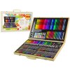mamido Umelecký set pre maľovanie: Drevený kufor s 180 prvkami mamido Umelecký set pre maľovanie: Drevený kufor s 180 prvkami