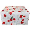 Behúň na stôl červené divé maky 50x150 cm MADE IN ITALY Behúň na stôl červené divé maky 50x150 cm MADE IN ITALY