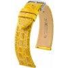 Kožený remienok Hirsch Genuine Croco L 18920872-2, žltý, krokodíla koža, dĺžka L, Quick Release 19 mm Kožený remienok Hirsch Genuine Croco L 18920872-2, žltý, krokodíla koža, dĺžka L, Quick Release 19 mm
