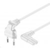 PremiumCord Kabel síťový 230V k magnetofonu se zahnutými konektory 2m PremiumCord Kabel síťový 230V k magnetofonu se zahnutými konektory 2m