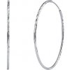 Silvego Strieborné náušnice kruhy Mina brúsené 60 mm JJJ0002E60 Silvego Strieborné náušnice kruhy Mina brúsené 60 mm JJJ0002E60