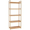 Kondela 5-policový regál, prírodný bambus, FIORE TYP 3 Kondela 5-policový regál, prírodný bambus, FIORE TYP 3