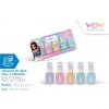 KIDS LICENSING Sada piatich pastelových lakov na nechty WOW WOW00018 KIDS LICENSING Sada piatich pastelových lakov na nechty WOW WOW00018