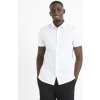 Pánska košeľa s krátkym rukávom Celio Basic biela XL Celio 3596654287401 Pánska košeľa s krátkym rukávom Celio Basic biela XL Celio 3596654287401