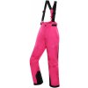 Alpine Pro Osago Detské lyžiarske nohavice s Ptx membránou KPAB322 pink glo 152-158