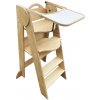 Babylike Učiaca veža + jedálenska stolička montessori 2v1 UVO Babylike Učiaca veža + jedálenska stolička montessori 2v1 UVO