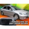 Deflektory na Honda Civic sedan, 4-dverová (+zadné), r.v.: 2001 - 2005 Deflektory na Honda Civic sedan, 4-dverová (+zadné), r.v.: 2001 - 2005