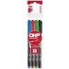 Permanentný popisovač, sada, OHP, 1-1,5 mm, M, ICO, 4 rôzne farby, 4ks Permanentný popisovač, sada, OHP, 1-1,5 mm, M, ICO, 4 rôzne farby, 4ks