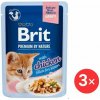 Brit Premium by Nature Cat Delicate Fillets in Gravy with Chicken for Kitten 3 × 85 g Brit Premium by Nature Cat Delicate Fillets in Gravy with Chicken for Kitten 3 × 85 g
