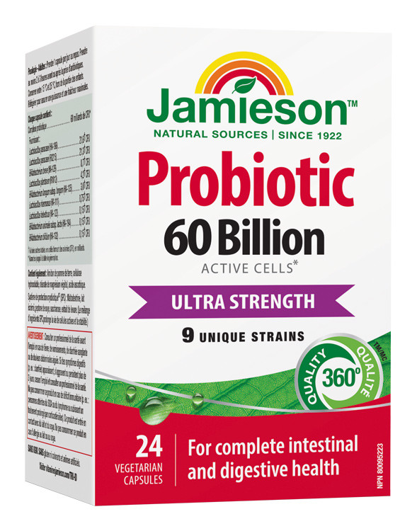 Jamieson Probiotic 60 miliárd Ultra Strength 24 kapsúl