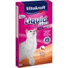 Vitakraft Cat Liquid snack s kachnou a beta glukany 6 x 15 g