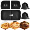 SILIKÓNOVÁ FORMA OBĹŽNIKOVÁ VLOŽKA DO PEČENIA PRE FRITÉZY AIR FRYER SILIKÓNOVÁ FORMA OBĹŽNIKOVÁ VLOŽKA DO PEČENIA PRE FRITÉZY AIR FRYER