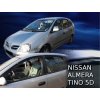 Deflektory na Nissan Almera Tino 2000-2006 (+zadné) Deflektory na Nissan Almera Tino 2000-2006 (+zadné)
