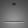 Altavola Design Ledowe Okręgi závesné svietidlo 1x55 W čierna LA073/P_100_in_3k_black Altavola Design Ledowe Okręgi závesné svietidlo 1x55 W čierna LA073/P_100_in_3k_black