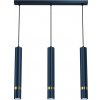 Brilagi | Brilagi - Luster na lanku POKER 3xGU10/25W/230V modrá | BG1920 Brilagi | Brilagi - Luster na lanku POKER 3xGU10/25W/230V modrá | BG1920