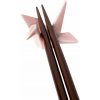MIJ Kamienok na odkladanie paličiek ORIGAMI CRANE, ružová, keramika MIJ Kamienok na odkladanie paličiek ORIGAMI CRANE, ružová, keramika