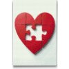 Vymalujsisam.sk Diamantové maľovanie - Puzzle srdce Veľkosť: 20x30cm, Rám: Bez rámu, iba zrolované plátno, Diamanty: Okrúhle Vymalujsisam.sk Diamantové maľovanie - Puzzle srdce Veľkosť: 20x30cm, Rám: Bez rámu, iba zrolované plátno, Diamanty: Okrúhle