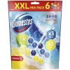 WC osviežujúci blok, 6-kusový, DOMESTOS WC osviežujúci blok, 6-kusový, DOMESTOS