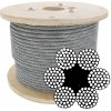 Oceľové lano 6x37+FC pozinkované, na cievke DIN 3066 12 mm 6x37+FC (textilná duša) 100 m Oceľové lano 6x37+FC pozinkované, na cievke DIN 3066 12 mm 6x37+FC (textilná duša) 100 m