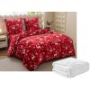 Textilomanie Sada mikroplyšových obliečok VELVET CHRISTMAS červené + plachta mikroplyš SOFT 90x200 cm biela, jednolôžko Textilomanie Sada mikroplyšových obliečok VELVET CHRISTMAS červené + plachta mikroplyš SOFT 90x200 cm biela, jednolôžko