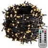 Goleto Vianočné LED osvetlenie 20 m s diaľkovým ovládaním | teplá biela 200 LED Goleto Vianočné LED osvetlenie 20 m s diaľkovým ovládaním | teplá biela 200 LED