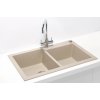 Alveus Rock granitový drez 78x48 cm béžová 1219022 Alveus Rock granitový drez 78x48 cm béžová 1219022