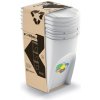 Prosperplast Odpadkový kôš na triedený odpad sada SORTIBOX 3 x 35 l biela Prosperplast Odpadkový kôš na triedený odpad sada SORTIBOX 3 x 35 l biela