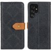 Peňaženkové kožené puzdro Floral na Samsung Galaxy S24 Ultra 5G - Čierna Peňaženkové kožené puzdro Floral na Samsung Galaxy S24 Ultra 5G - Čierna