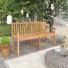 Zahradní lavice 150 cm masivní teakové dřevo Hnědá 316623 Zahradní lavice 150 cm masivní teakové dřevo Hnědá 316623