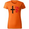 T-ričko Alfa Romeo Rift dámske tričko Farba trička: Oranžová, Farba potlače: Čierna, Veľkosť: M T-ričko Alfa Romeo Rift dámske tričko Farba trička: Oranžová, Farba potlače: Čierna, Veľkosť: M