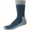 SAFA Dva páry pánskych merino ponožiek NEVADA s vlneným froté šedá/modrá