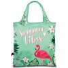 Skladacia nákupná taška Punta Summer Vibes 12 L zelená