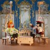 Rekvizita - nábytek zámecký pro 14 cm loutky Rekvizita - nábytek zámecký pro 14 cm loutky