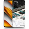 Picasee ULTIMATE CASE pro Xiaomi Poco F3 - Black & White geometry Picasee ULTIMATE CASE pro Xiaomi Poco F3 - Black & White geometry