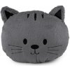 Dekoračný vankúš plyšový pes, mačka - 1 ks 2 šedá mačka Dekoračný vankúš plyšový pes, mačka - 1 ks 2 šedá mačka
