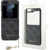 Púzdro GUESS 4G s príveskom Samsung Galaxy Z Flip5 5G šedé