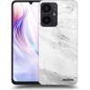 Picasee silikónový čierny obal pre Xiaomi Redmi 13C 5G - White marble Picasee silikónový čierny obal pre Xiaomi Redmi 13C 5G - White marble