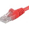 PREMIUMCORD Patch kabel UTP RJ45-RJ45 level 5e 0.25m červená PREMIUMCORD Patch kabel UTP RJ45-RJ45 level 5e 0.25m červená