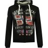 GEOGRAPHICAL NORWAY mikina pánská GITCHEN MEN 100 L čierna GEOGRAPHICAL NORWAY mikina pánská GITCHEN MEN 100 L čierna