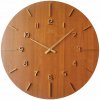 ELEGANTNÉ DREVENÉ HNEDÉ NÁSTENNÉ HODINY JVD HC701.1 70 cm ZLATÉ RUČIČKY ELEGANTNÉ DREVENÉ HNEDÉ NÁSTENNÉ HODINY JVD HC701.1 70 cm ZLATÉ RUČIČKY