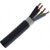 Kábel CYKY-J 4x10 mm² medený, čierny PVC (metráž) Kábel CYKY-J 4x10 mm² medený, čierny PVC (metráž)
