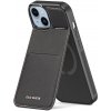 DUX DUCIS puzdro 3v1 pre Apple iPhone 15 Plus - Stojan + slot na kartu + podpora MagSafe - kožené - čierne DUX DUCIS puzdro 3v1 pre Apple iPhone 15 Plus - Stojan + slot na kartu + podpora MagSafe - kožené - čierne