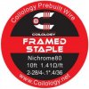 Coilology Framed Staple odporový drôt Ni80 28/36