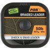 Fox náväzcová šnúrka naturals braided leader 20 m - 50 lb