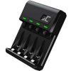 Green Cell VitalCharger pro baterie AA AAA R6 R03 Ni-MH s Micro USB a USB-C portem GRADGC01