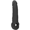 RealRock Penis Sleeve 9″ Návlek na penis čierny, návlek na penis RealRock Penis Sleeve 9″ Návlek na penis čierny, návlek na penis