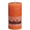 Bolsius sviečka valec rustik oranžová 130/68 mm Bolsius sviečka valec rustik oranžová 130/68 mm