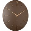 Karlsson KA6073BR Esmerado – veľké nástenné hodiny 60 cm hnedé tiché Karlsson KA6073BR Esmerado – veľké nástenné hodiny 60 cm hnedé tiché