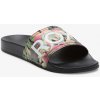 Roxy SLIPPY II BLACK/PINK/SOFT LIME
